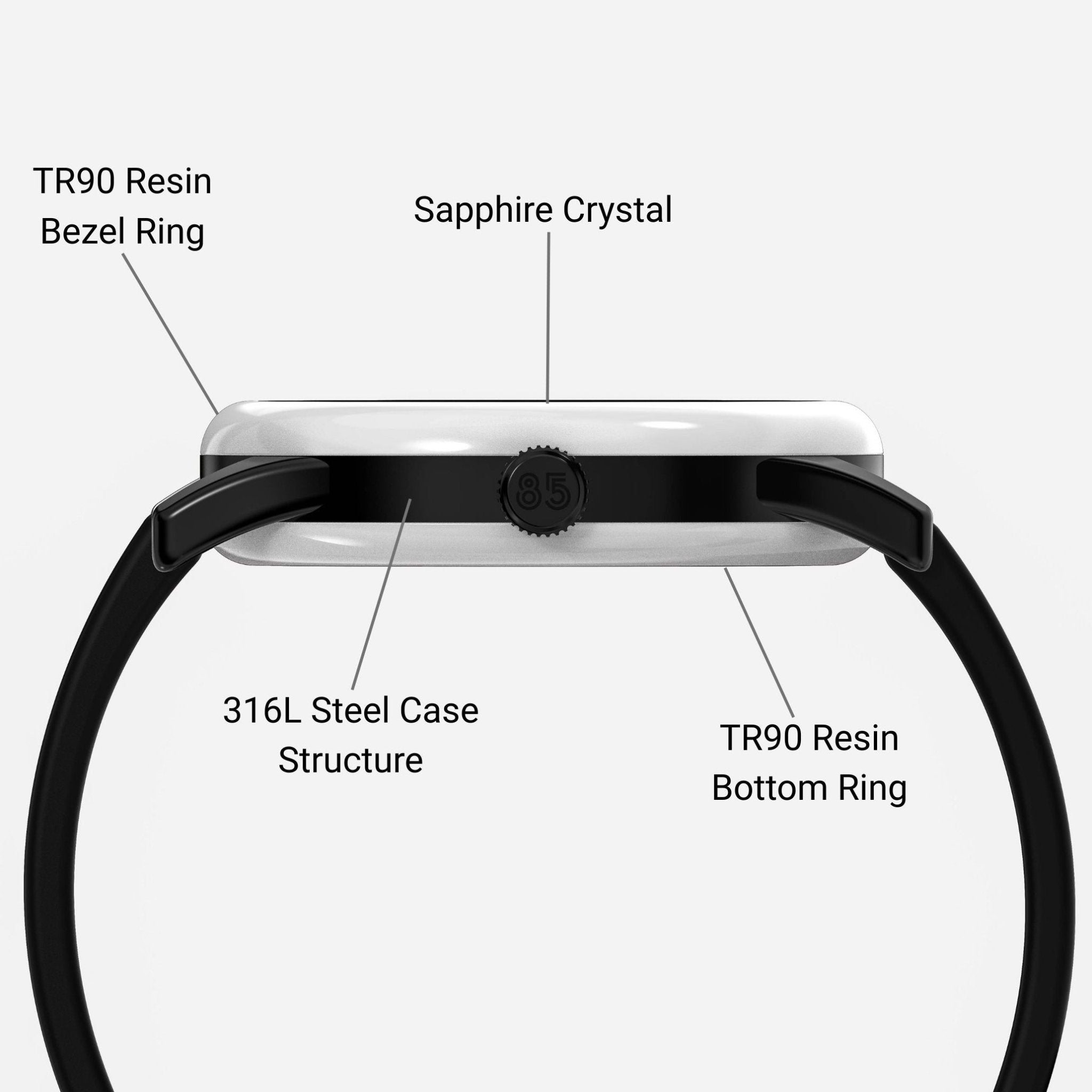 Model 1 Black & White - 85RETRO