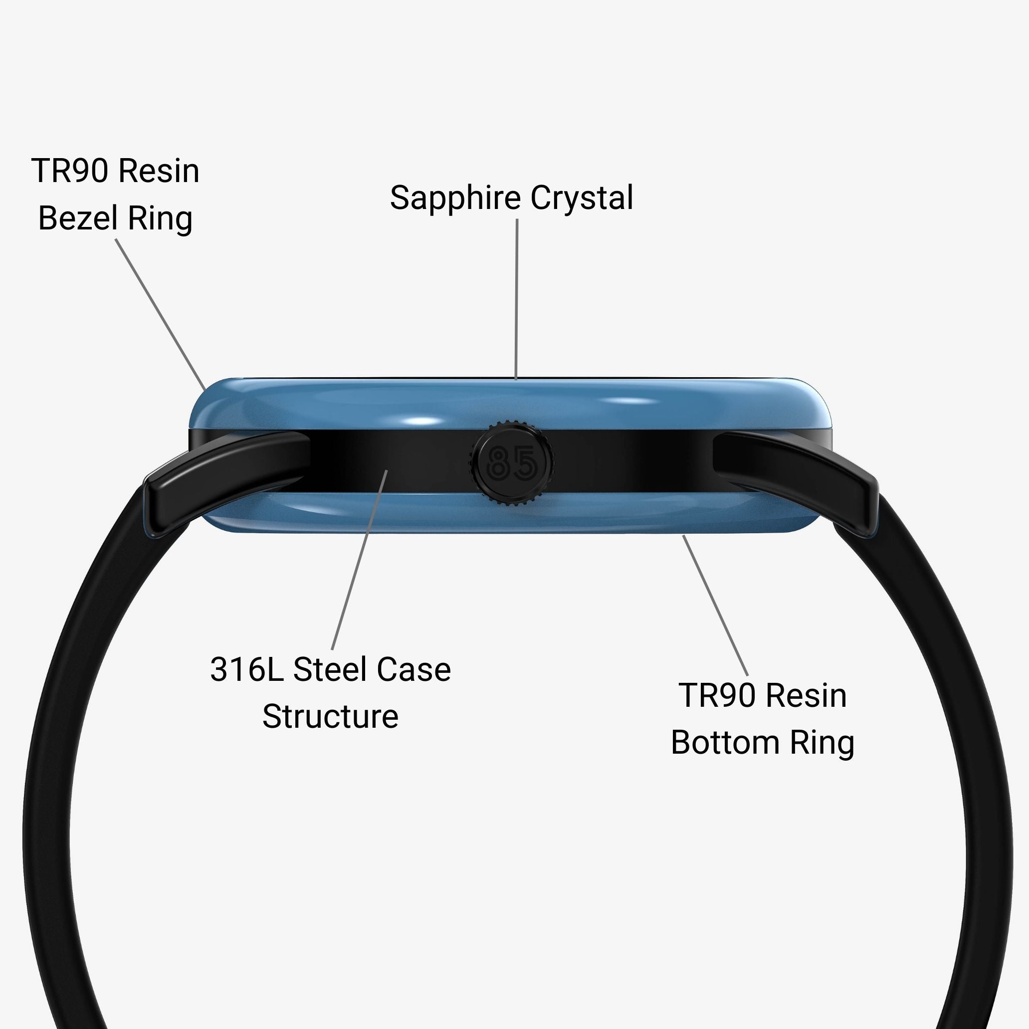 Model 1 Skyline Blue - Sample Stock